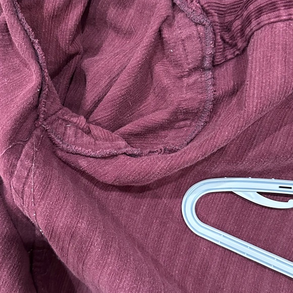 Vintage 90’s Polo By Ralph Lauren Casual Maroon Corduroy Button Up Long Sleeve - Picture 8 of 8